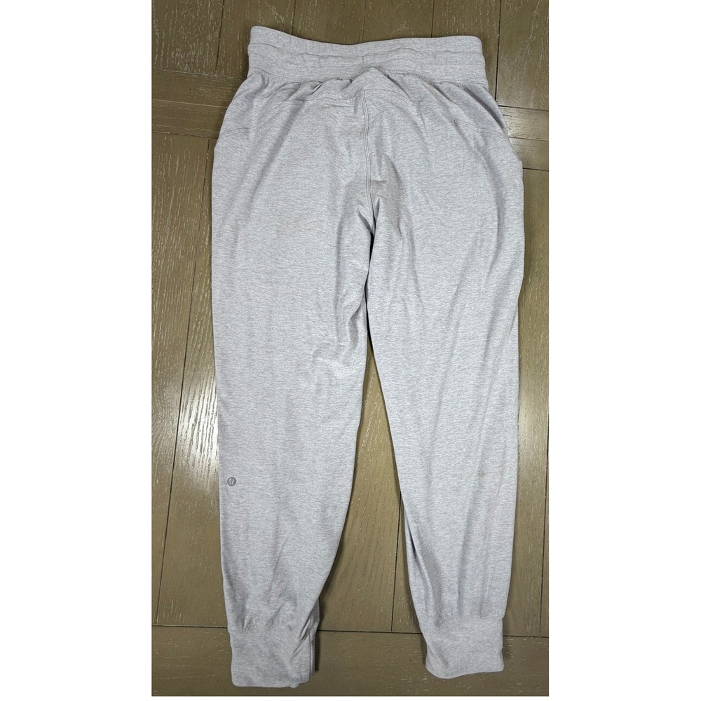 Lululemon Ready To Rulu High Rise Jogger Womens 8 Gray Drawstring Pants W5EKLS - Picture 2 of 11